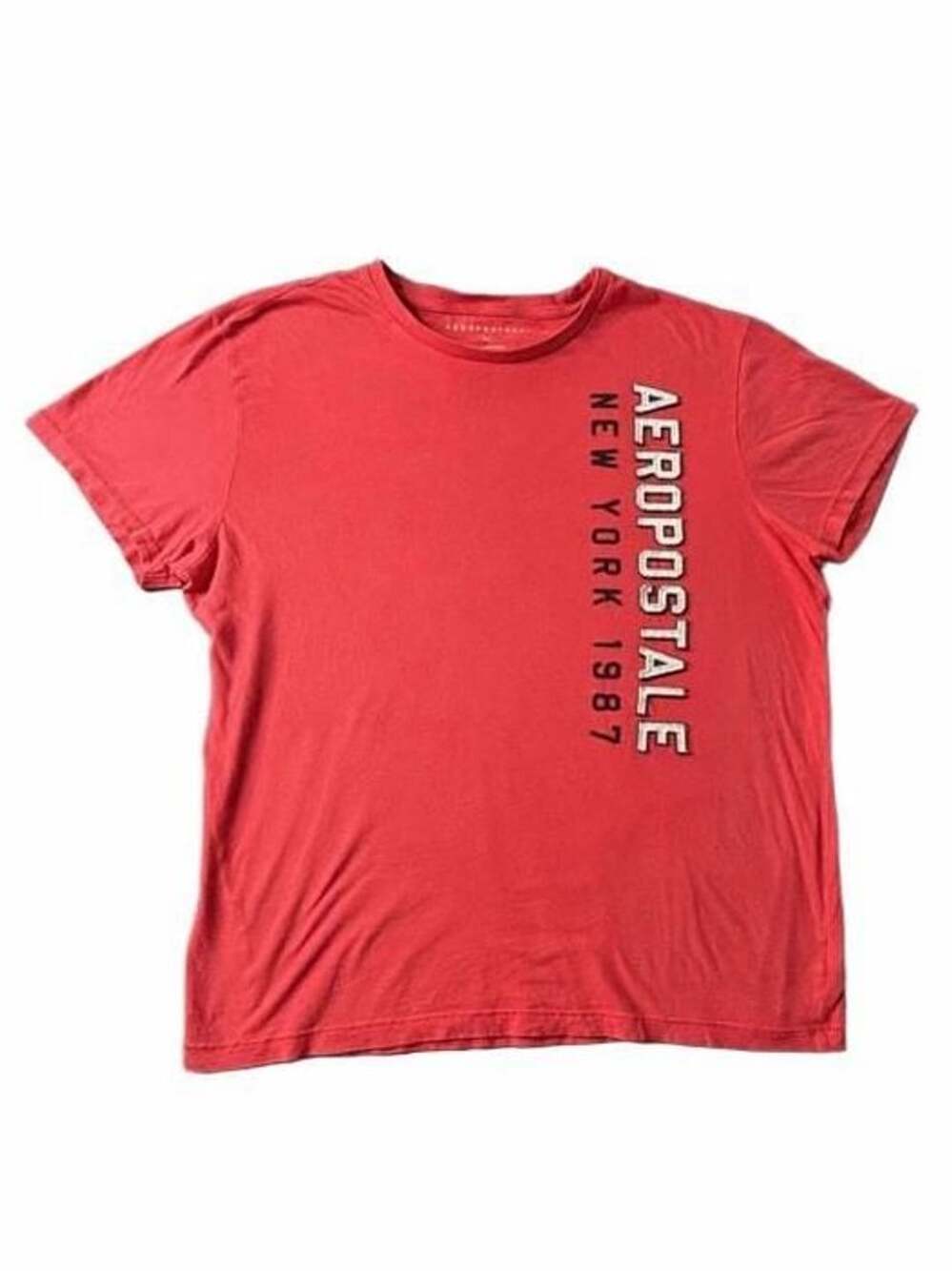 Aeropostale T-Shirt Size XL Red New York 1987 Graphic Tee
